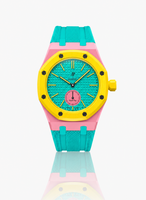 Rubber Strap For AP x Swatch Royal Pop Otg Roz
